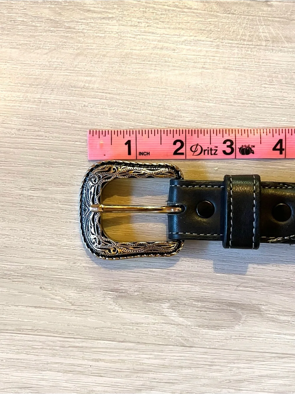 Cody James Boys Black Leather Western Belt Size 22 NWT